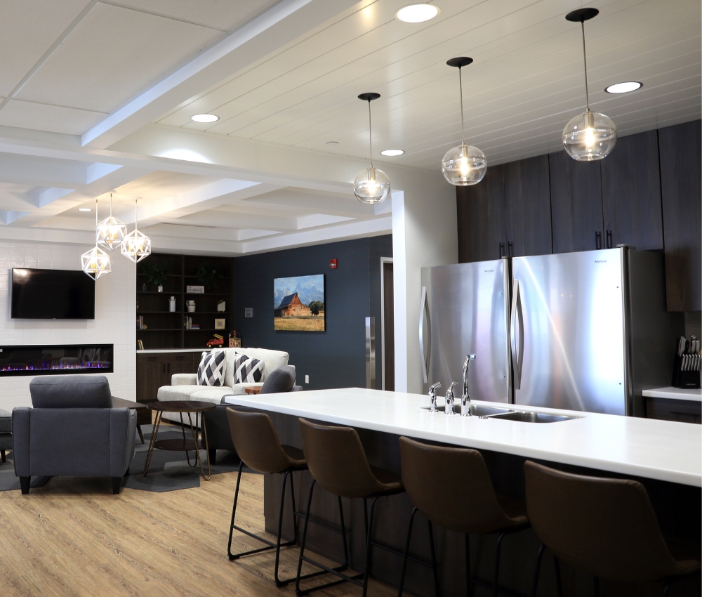Kitchen in the Family Room.