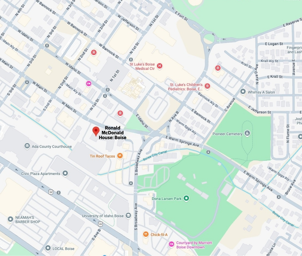 Google map of the location of the House.